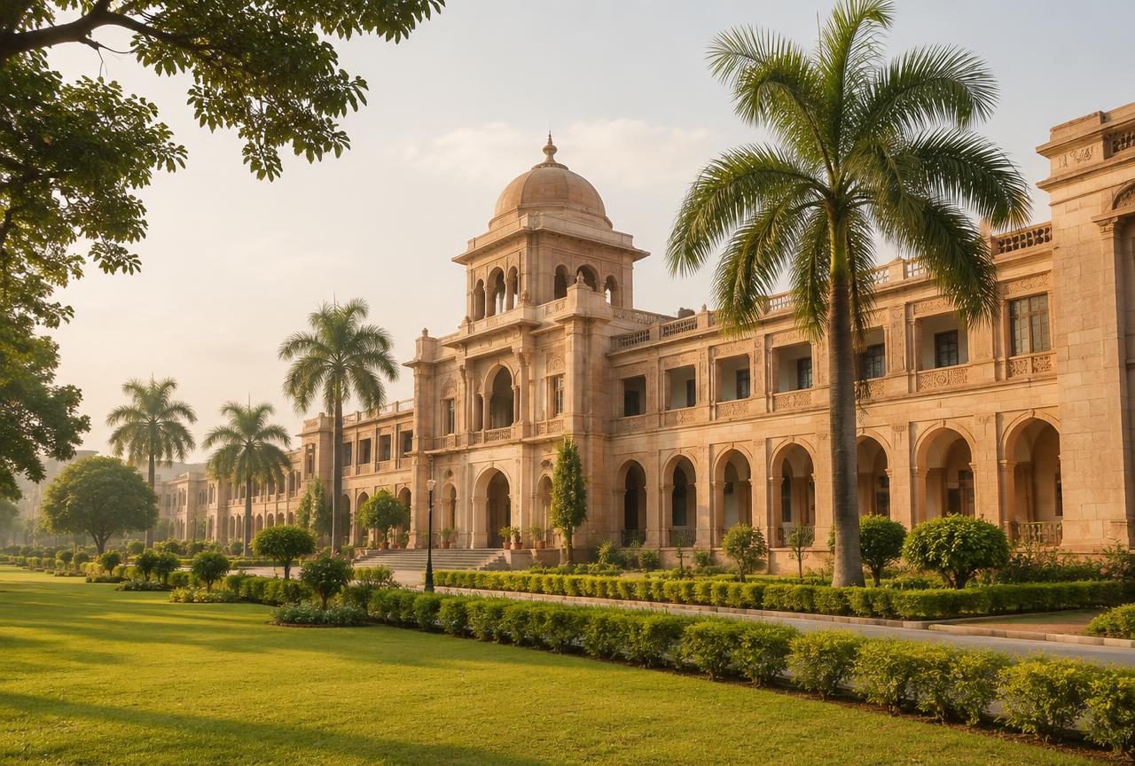 Campus-style placeholder for Rajiv Gandhi University of Health Sciences